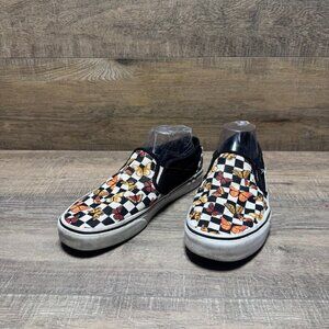 Vans Asher Butterfly Print Slip On Sneakers Women's Size 9